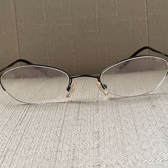 RL Ralph Lauren Women Eyeglasses Black Tone Half Rim Glasses Made in Italy - Picture 4 of 11